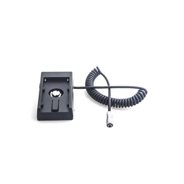 Caruba BMPCC 4K tápellátó kábel F970 akkumulátor adapterrel (tekeredő kábel)
