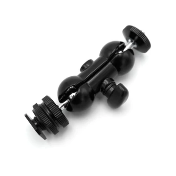 Caruba Dual Gömbfej Bracket vakupapucs 1/4 F-tól 1/4 M-ig