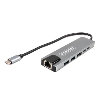 Caruba 6 in 1 USB-C Hub Ethernettel