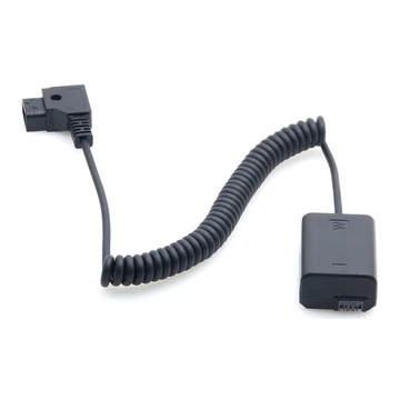 Caruba Sony NP FW50 Dummy Battery + D-Tap (tekeredő kábel)