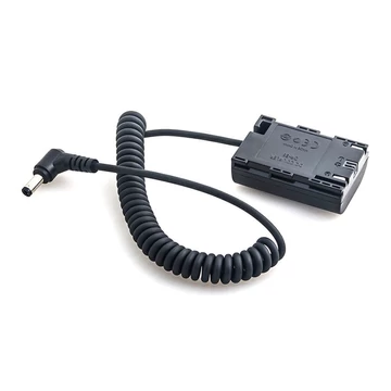 Caruba Canon LP E6 teljes dekódolású Dummy Battery + rugós kábel