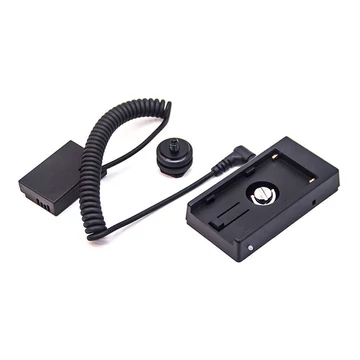 Caruba Canon LP E17 (DR E18) teljes dekódolású Dummy Battery + F970 akkumulátorház (rugós kábel)