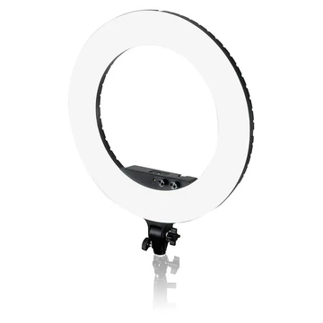 Caruba Round Vlogger 18" LED Szett PRO Tas-val Fekete