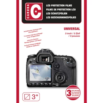 Caruba Univerzális LCD Védőfólia 3,0"