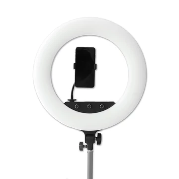 Caruba RGB Round Vlogger 18" LED Szett Tas vel Roze