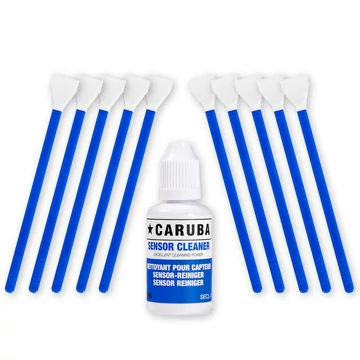 Caruba APS C Tisztító Pálca Szett (10 db 16 mm-es pálcák + 30 ml tisztító folyadék)