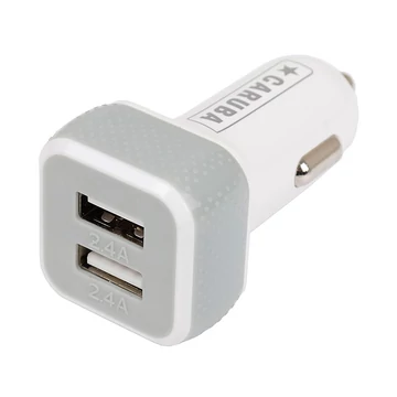 Caruba Duo USB Autó Töltő 4.8 A Fehér