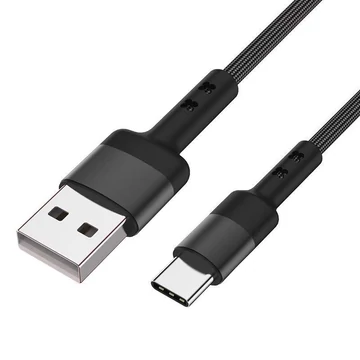 Caruba USB-A USB-C kábel 60W 1 m fekete
