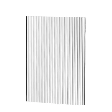 Acrylic Transparent Board PROPS 15x20cm Thick stripes effect