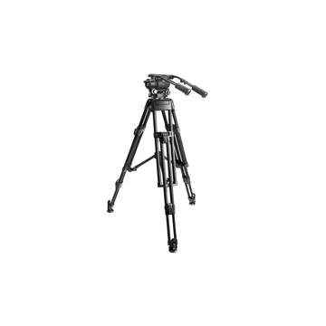 E-Image MOTUS 22 video tripod kit with MH22 fluid head for Blackmagic, Sony, Panasonic cameras