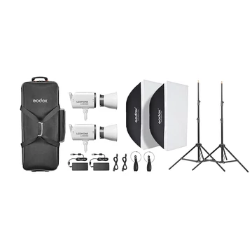 Godox Litemons LA300Bi Bi-color LED Video Light 2-light kit