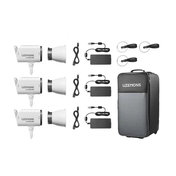 Godox Litemons LA300Bi Bi-color LED Video Light 3-light kit