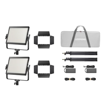 Godox LP600R K2 Black Litemons RGB LED Light Panel 2-light kit