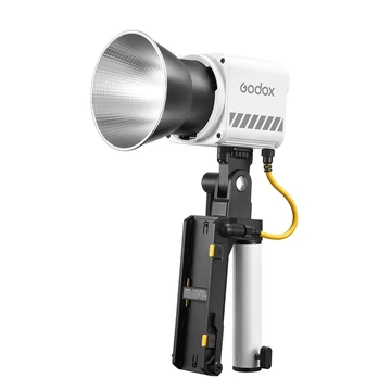 Godox ML60II BI Portable LED Light（Bi Color) with AK-B01 Holding Handle and Battery Support Kit
