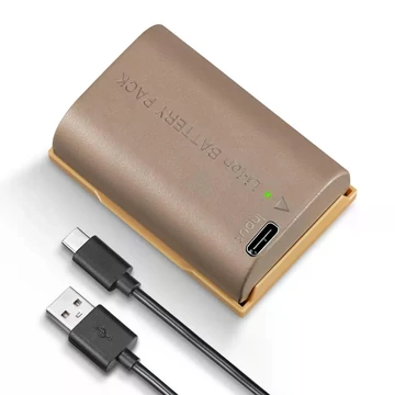 K&F Concept EN-EL15 akkumulátor 2250mAh, USB-C csatlakozóval