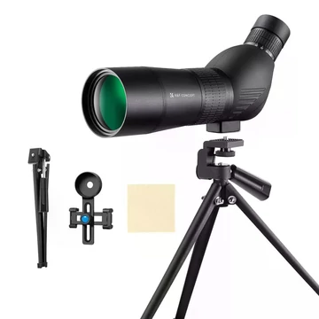 K&F Concept 20-60X60 BAK4 45 fokos spektív telefonadapterrel, állvánnyal és hordtáskával
