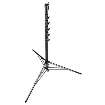 Manfrotto Super giant 6 szekciós alumínium állvány 1szint.láb, fekete 269HDBU