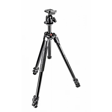 Manfrotto 290 Xtra kit alu 3 szekciós állvány + gömbfej MK290XTA3-BH