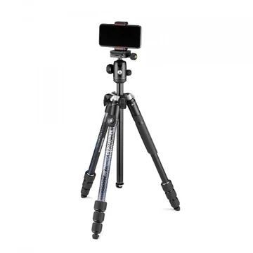 Manfrotto Element MII állvány mobile BT, Alu 4szek. gömbfej, fekete MKELMII4BMB-BH