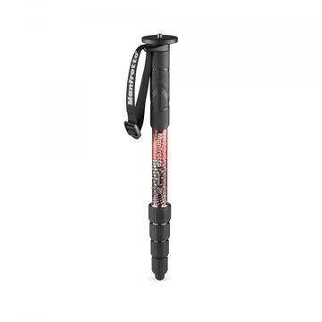 Manfrotto Element MII Monopod Alu 5 szekciós, piros MMELMIIA5RD