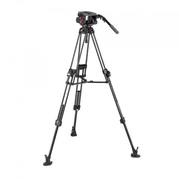 Manfrotto 509 Video fej+ 645 Fast karbon állvány,2n1 terp. ikerláb MVK509TWINFC
