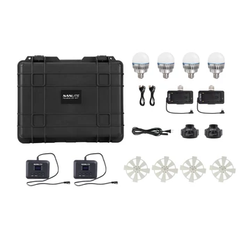 NANLITE PavoBulb 10C E27 LED izzó szett 4