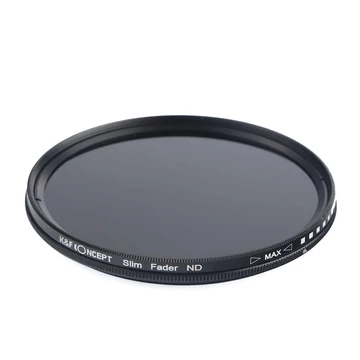 K&F Concept Slim vario ND 2-400 változtatható szürkeszűrő, 77 mm