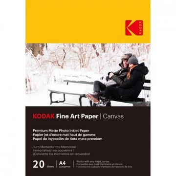 KODAK Fine Art fotópapír - Canvas 230g, A4, 20db
