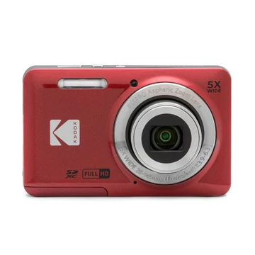 Kodak Pixpro FZ55 nagy teljesítményű kompakt digitális fényképezőgép, piros