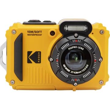Kodak Pixpro WPZ2 vízálló, porálló, ütésálló digitális fényképezőgép, sárga