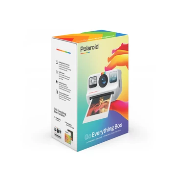 Polaroid Go Everything Box analóg instant fényképezőgép, fehér+16 db film