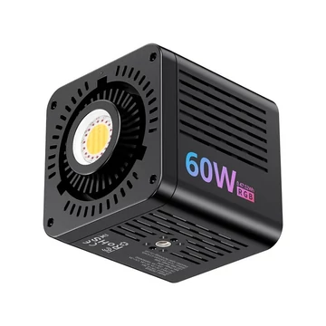 Ulanzi C60RGB, 60W RGB COB LED lámpa, 2500-6500K, 20 effekt, 3300mAh, mini Bowens