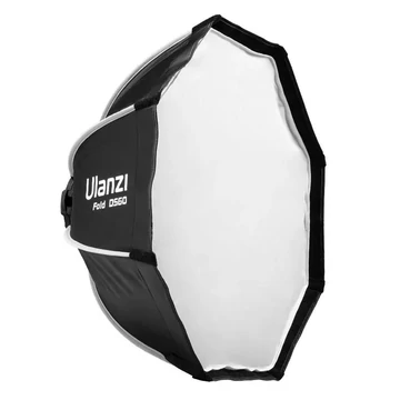 Ulanzi D560 60cm-es nyitható octobox méhsejtráccsal, mini Bowens csatlakozás