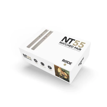 Rode NT55-MP kismembrános kardioid és gömb ceruza mikrofon illesztett pár