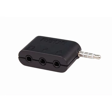 Rode SC6 kettős TRRS mikrofon és fejhallgató adapter IOS és Android készülékekhez