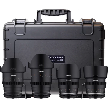 Samyang 4 KIT VDSLR MK2 Canon EF + Hardcase