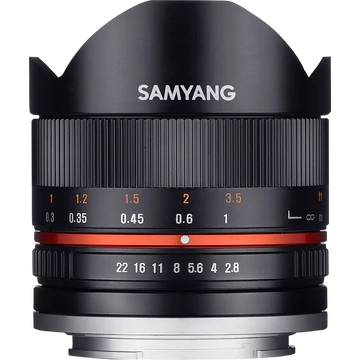 Samyang 8mm f/2.8 UMC Fish-Eye II Fuji X (Black)