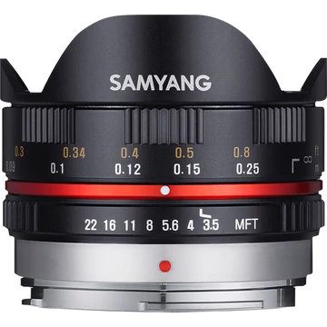 Samyang 7.5mm f/3.5 Fish-Eye MFT (Black)