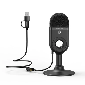SmallRig 3491 Simorr Wave U1 USB  Microphone (Black)