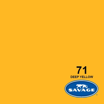 SAVAGE papír premium fotóháttér Deep Yellow 1,35×11m