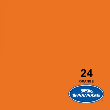 SAVAGE papír premium fotóháttér Orange 1,35×11m