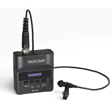 Tascam DR-10L hangrögzítő csíptetős mikrofonnal
