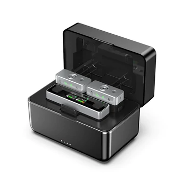 Ulanzi AM18 U-mic 2.4GHz vezeték nélküli mikrofon kit, usb-a, usb-c, lightink, android, apple
