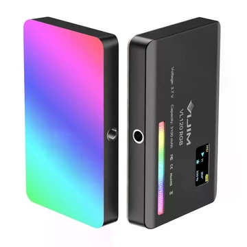 Ulanzi VL120 RGB LED videólámpa, 20 féle fényeffektus