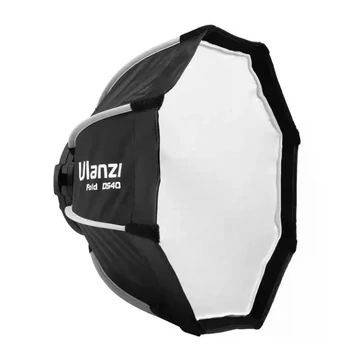 Ulanzi D540 40cm-es nyitható octagonal softbox méhsejtráccsal, Mini Bowens csatlakozás