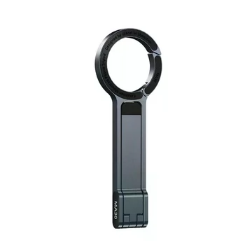 Ulanzi MA30 összehajtható mini állvány, Magsafe kompatibilis telefonokhoz, karabiner, szürke