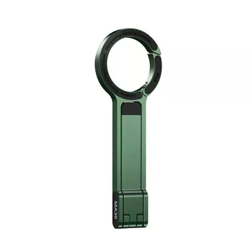 Ulanzi MA30 összehajtható mini állvány, Magsafe kompatibilis telefonokhoz, karabiner, zöld