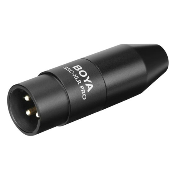 BOYA BY- 35C XLR Pro XLR-3.5mm-es jack adapter