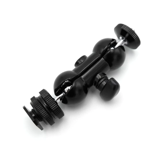 Caruba Dual Gömbfej Bracket vakupapucs 1/4 F-tól 1/4 M-ig