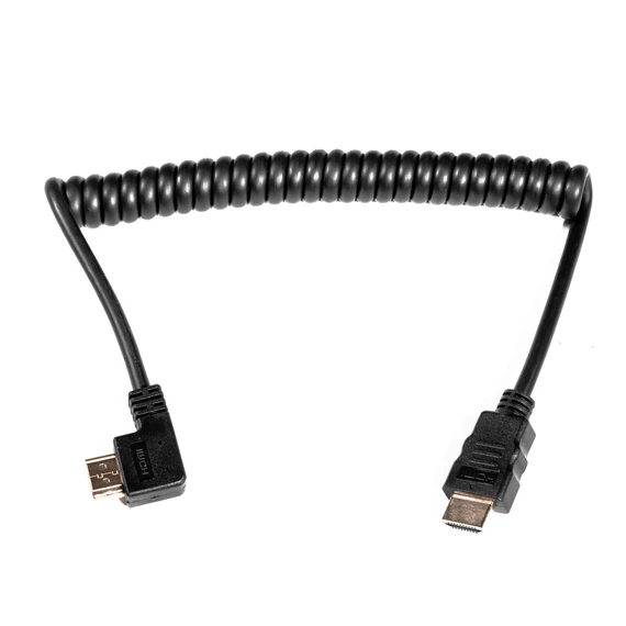Caruba HDMI spirálkábel (hajlított - 90°)